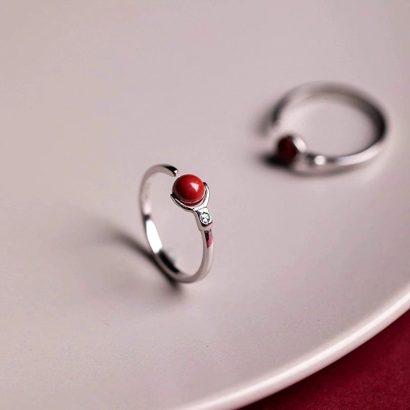 Cinnabar Ring--Buddhist Mascot