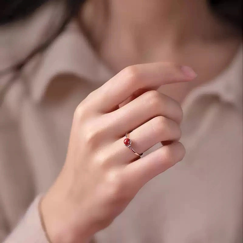 Cinnabar Ring--Buddhist Mascot