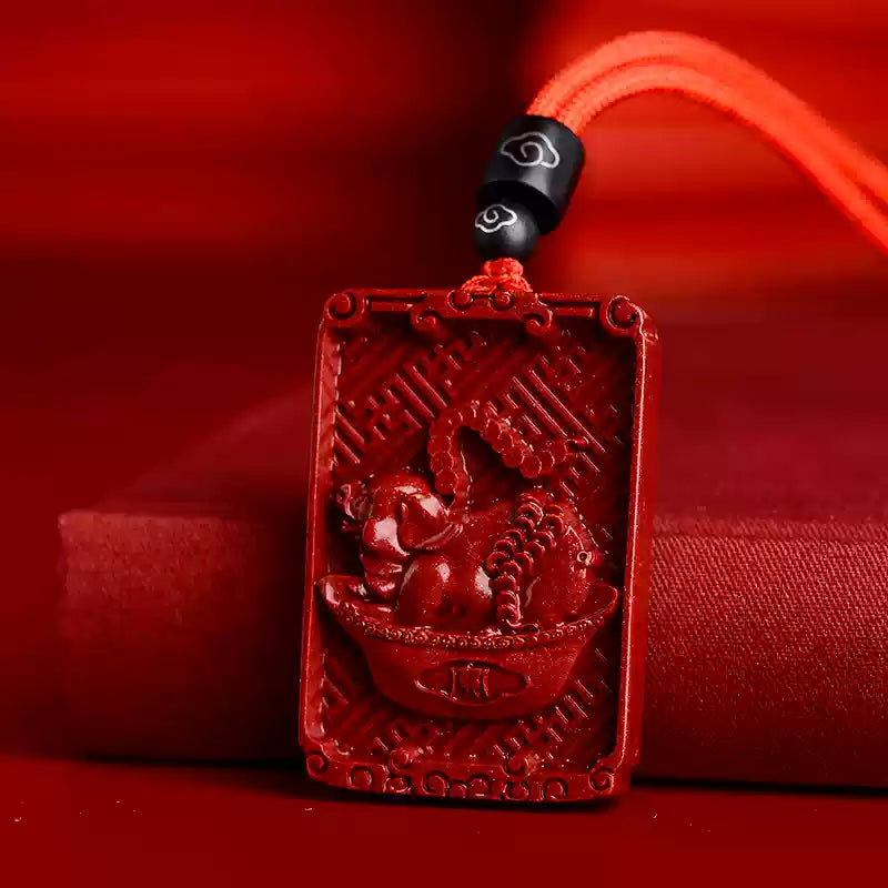 Cinnabar Necklace - Get Wealth