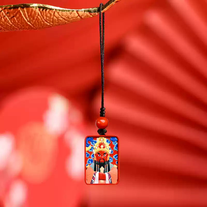 Cinnabar necklace--increase luck