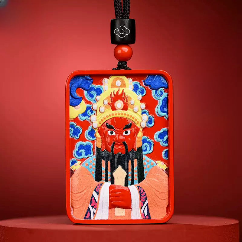 Cinnabar necklace--increase luck