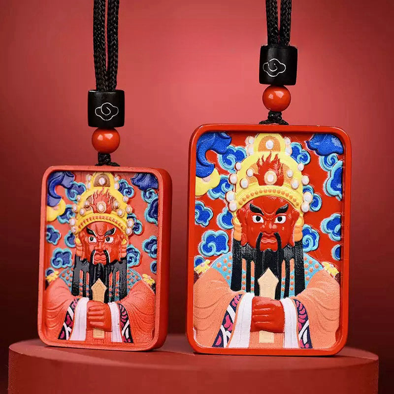 Cinnabar necklace--increase luck