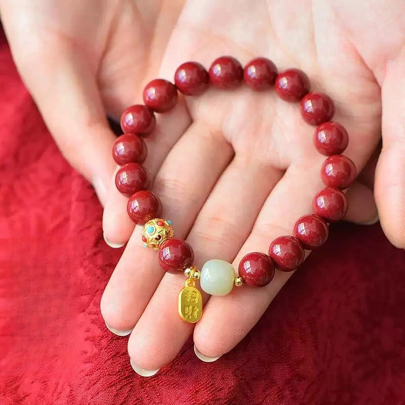 Cinnabar Bracelet - Remove Bad Luck
