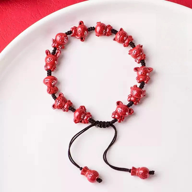 Cinnabar Bracelet - Remove Bad Luck