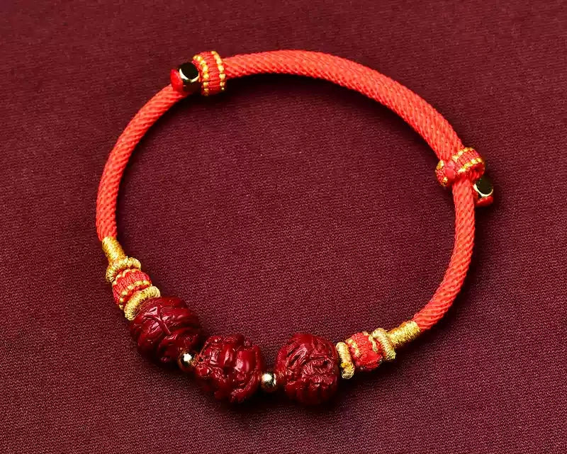 Cinnabar Bracelet--Buddhist Mascot