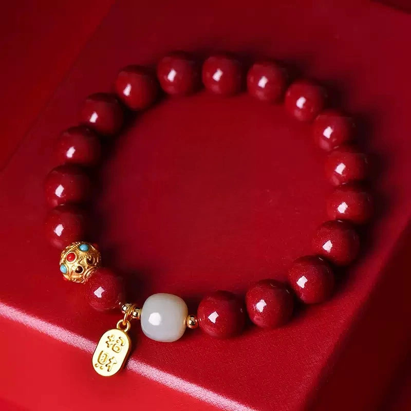 Cinnabar Bracelet - Remove Bad Luck
