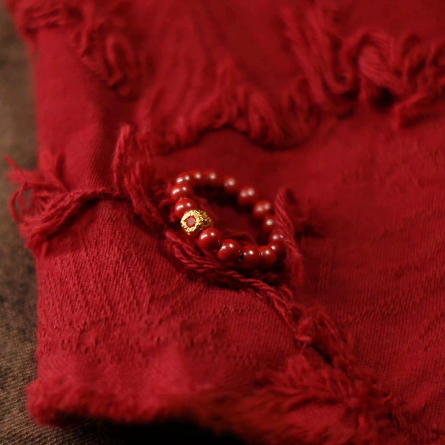 Cinnabar Ring--Bless yourself or your friends with health and longevity