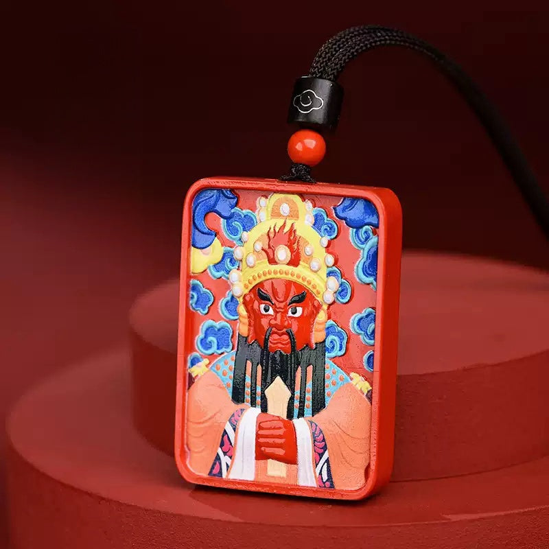 Cinnabar necklace--increase luck