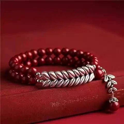Cinnabar bracelet--wishing elders health and longevity