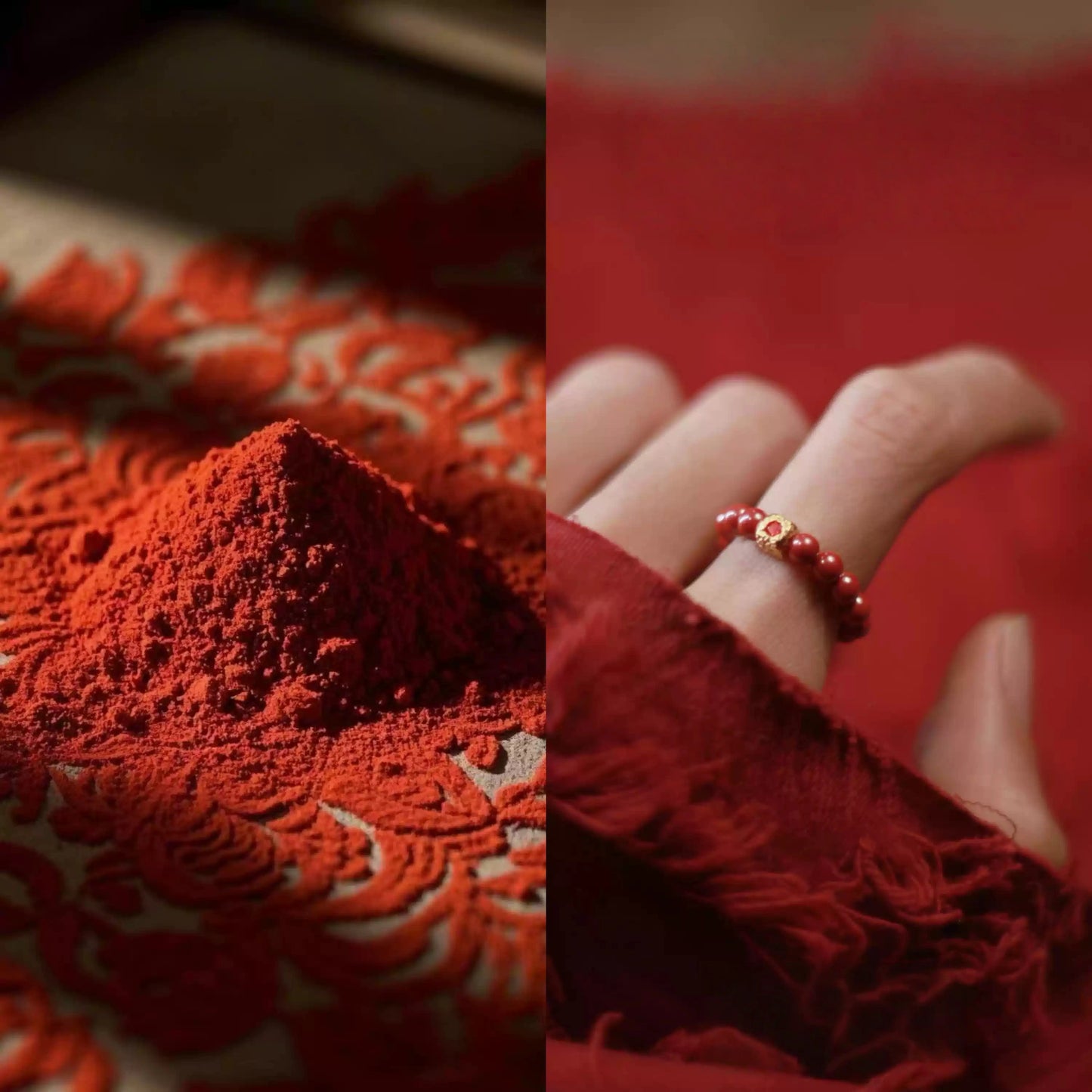 Cinnabar Ring--Bless yourself or your friends with health and longevity