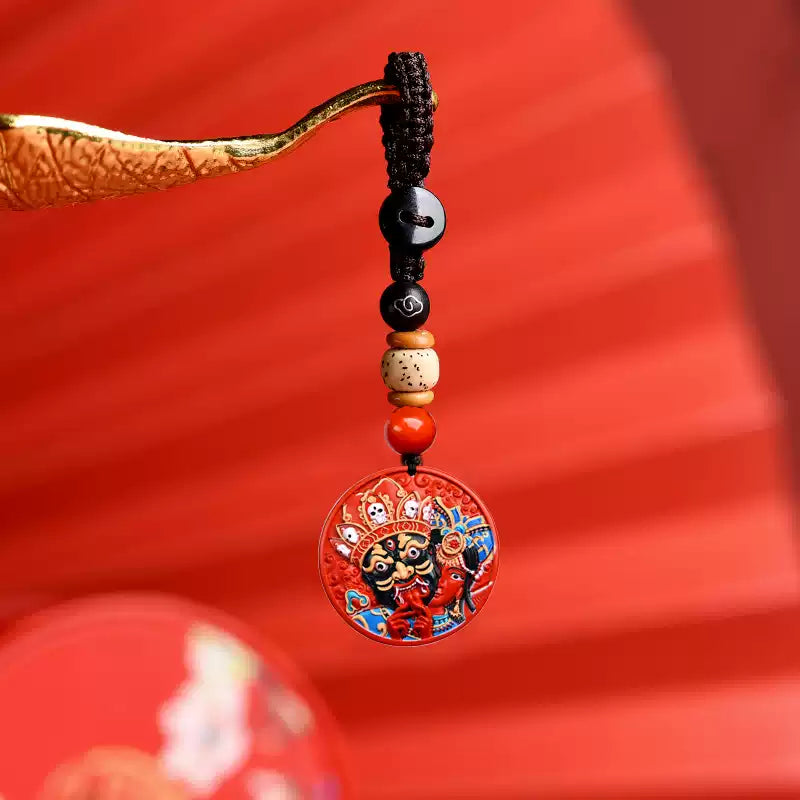 Cinnabar necklace--increase luck