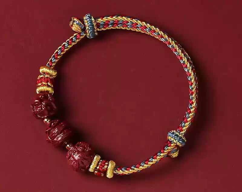 Cinnabar Bracelet--Buddhist Mascot