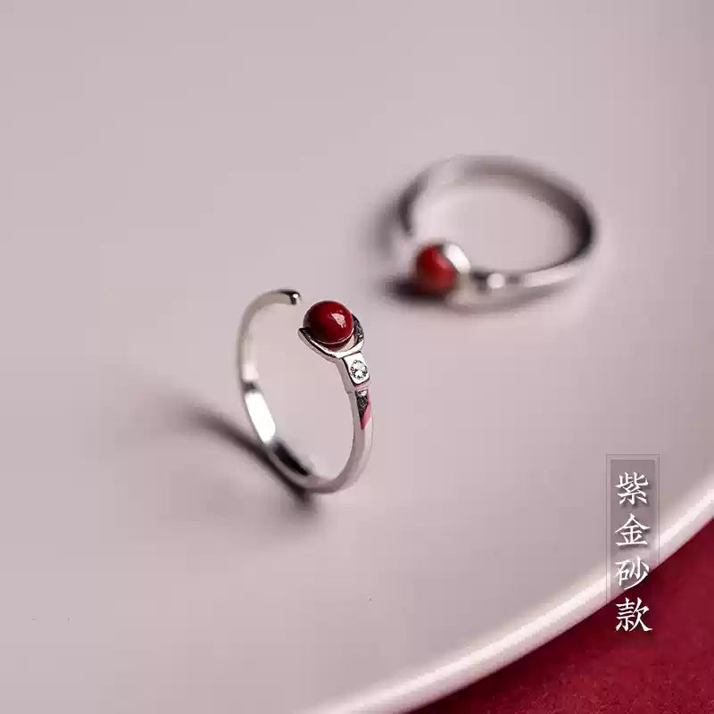 Cinnabar Ring--Buddhist Mascot