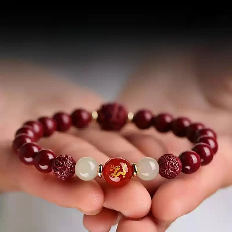 Cinnabar Bracelet--Birth Month Blessing