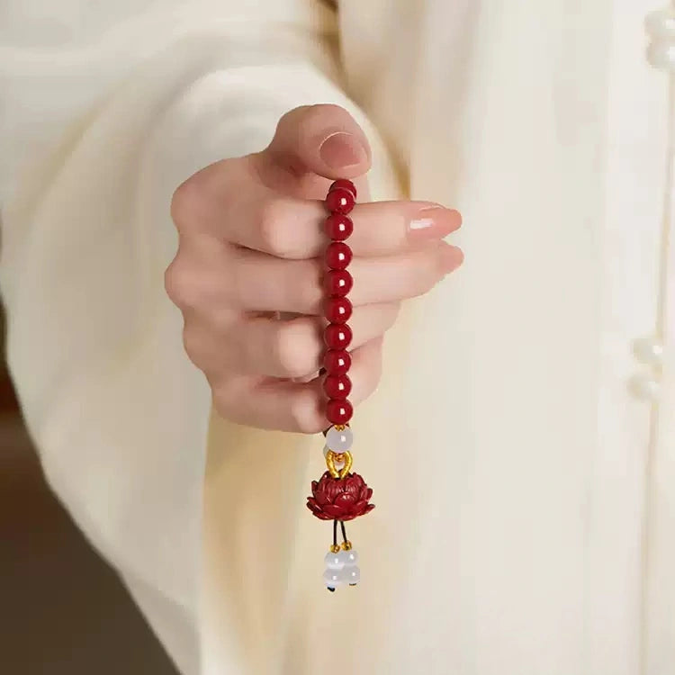 Cinnabar Bracelet--Buddhist Mascot