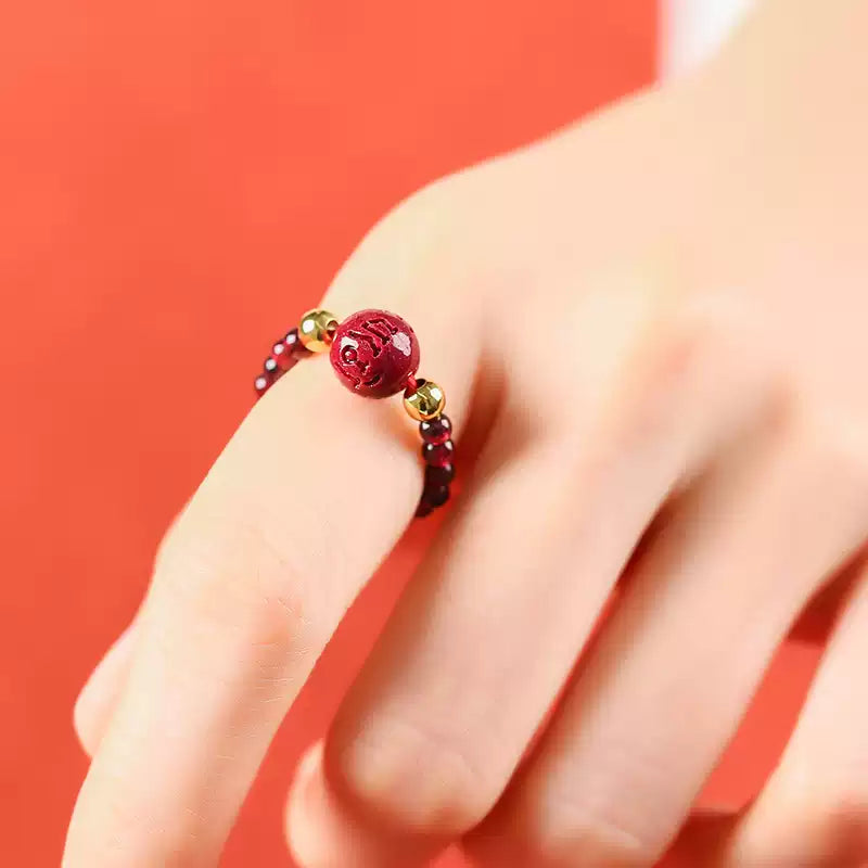 Cinnabar Ring - Remove bad luck