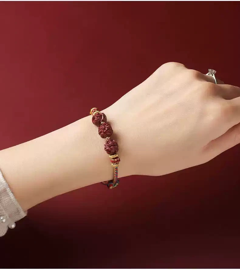 Cinnabar Bracelet--Buddhist Mascot