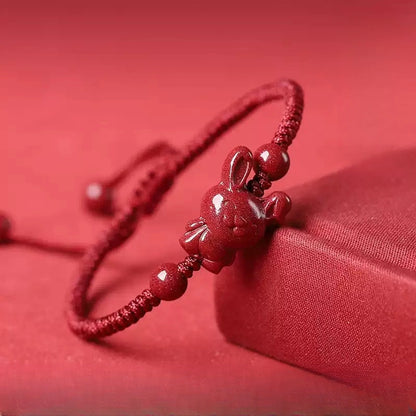 Cinnabar bracelet--increase luck