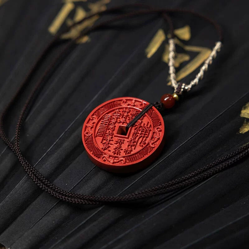 Cinnabar necklace - remove bad luck