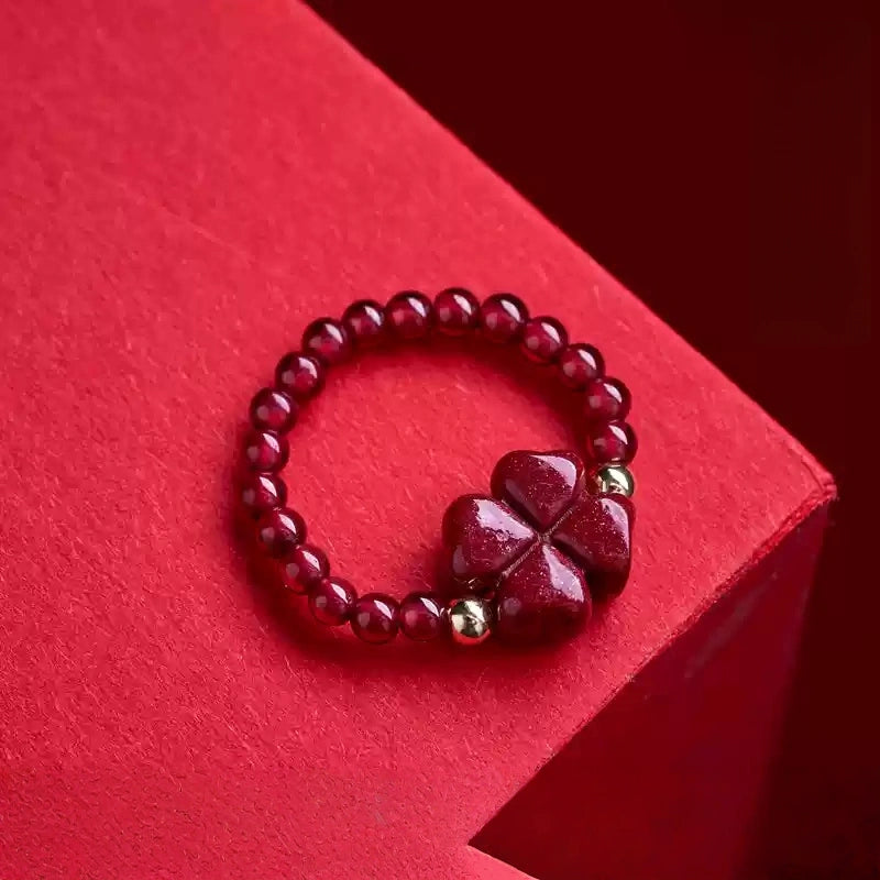 Cinnabar Ring--Increase Luck