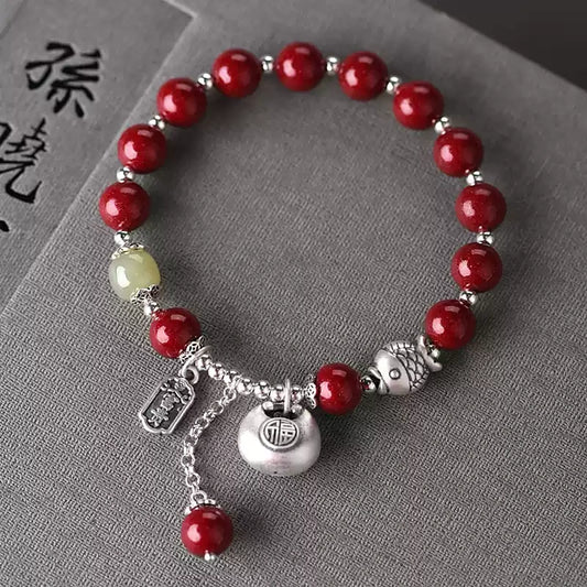 Cinnabar Bracelet - Remove Bad Luck