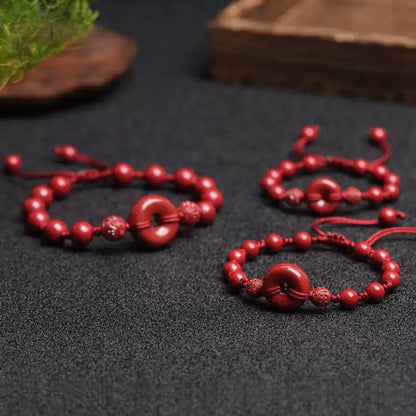 Cinnabar bracelet--wishing elders health and longevity