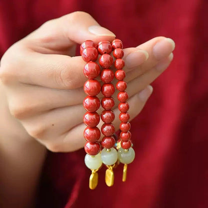 Cinnabar Bracelet - Remove Bad Luck