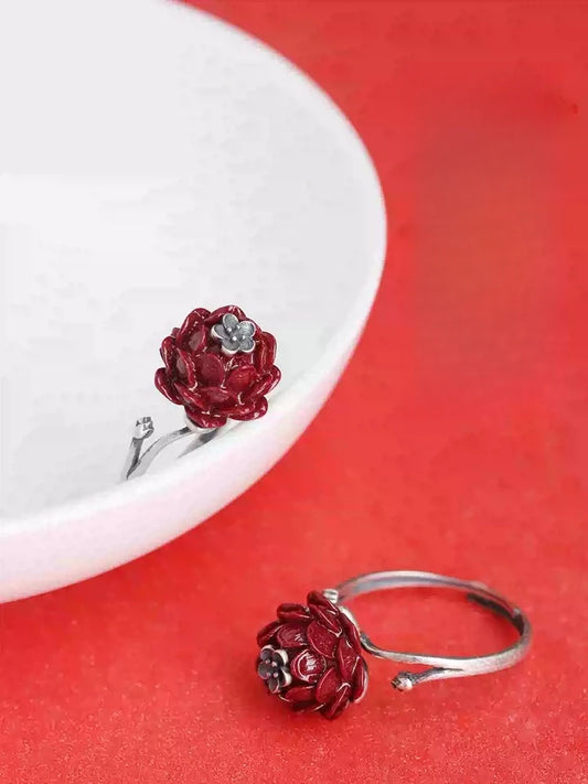 Cinnabar Ring--Wish the Elders Longevity