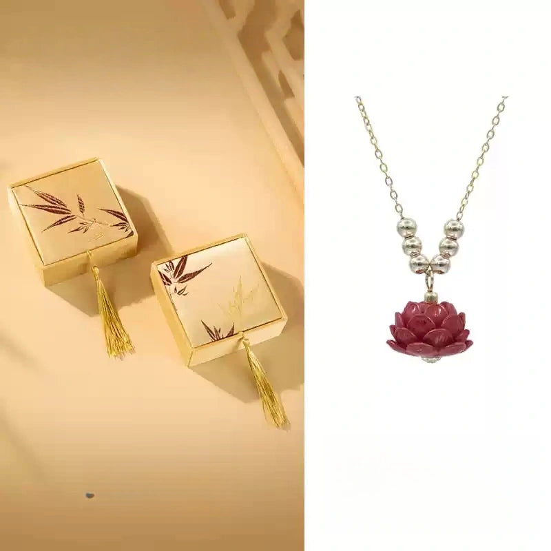 Cinnabar necklace - remove bad luck