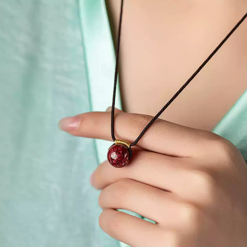 Cinnabar Necklace - Get Wealth