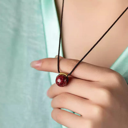 Cinnabar Necklace - Get Wealth