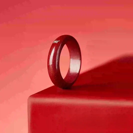 Cinnabar Ring--Birth Month Blessing