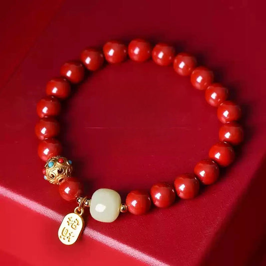 Cinnabar Bracelet - Remove Bad Luck