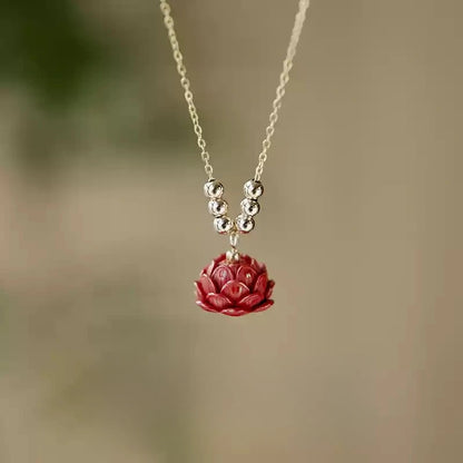 Cinnabar necklace - remove bad luck