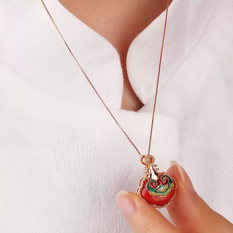 Cinnabar Necklace - Get Wealth