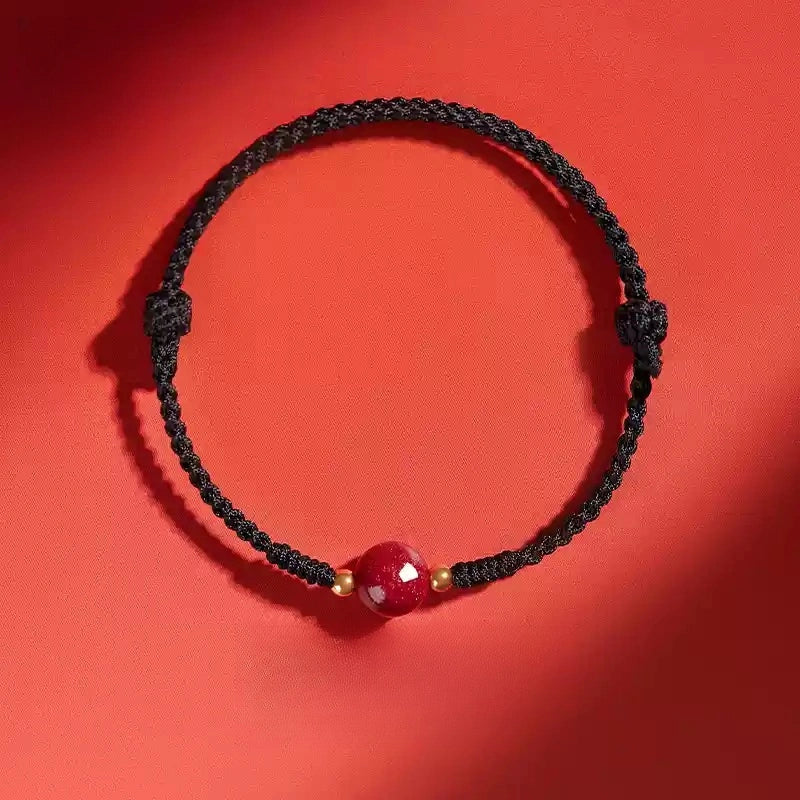 Cinnabar Bracelet--Bless yourself and your friends with health and longevity