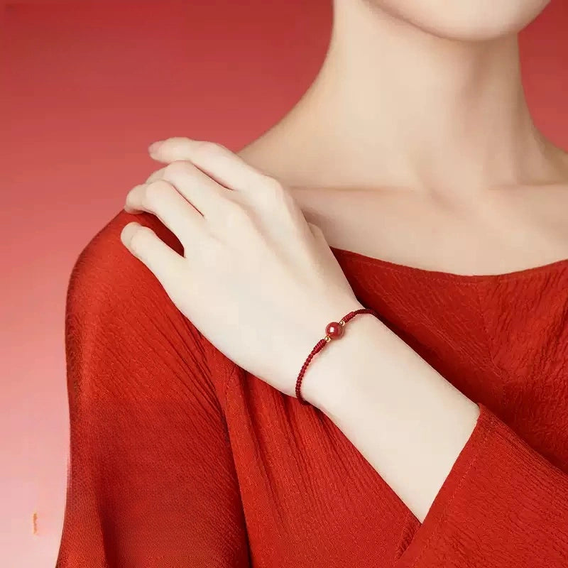 Cinnabar Bracelet--Bless yourself and your friends with health and longevity