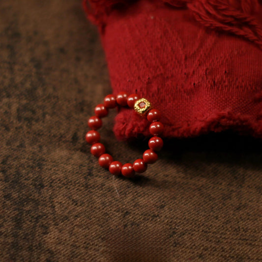 Cinnabar Ring--Bless yourself or your friends with health and longevity