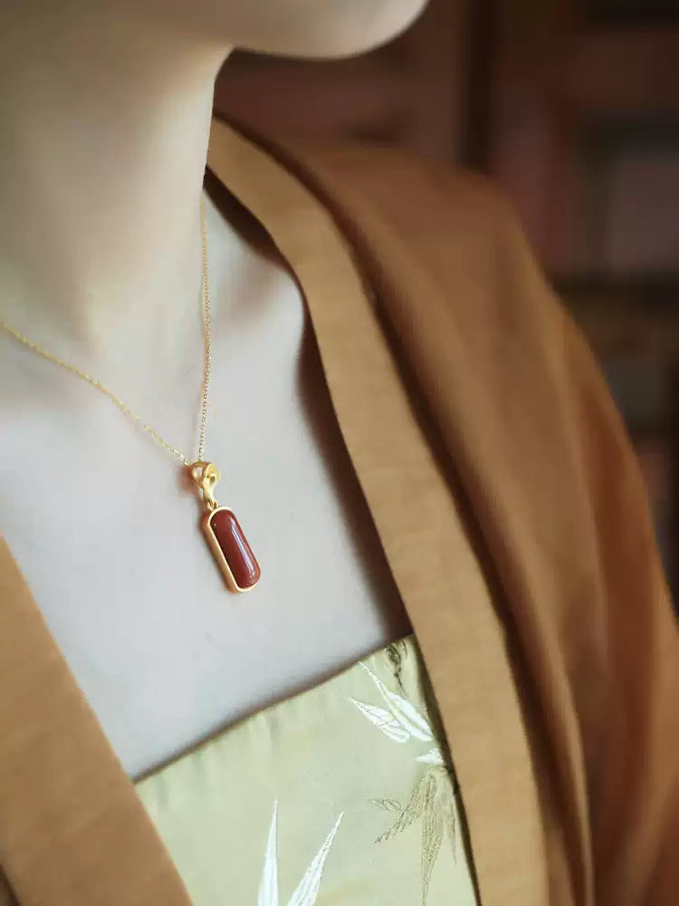Cinnabar necklace - remove bad luck