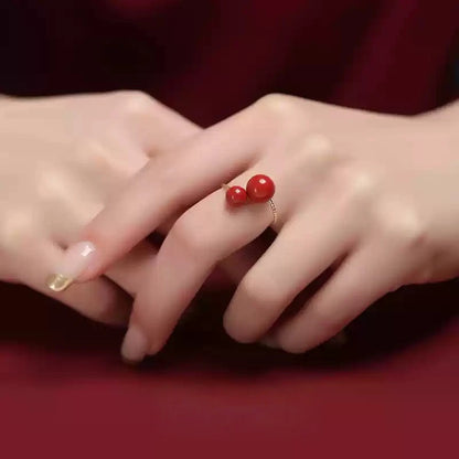 Cinnabar Ring--Bless yourself or your friends with health and longevity