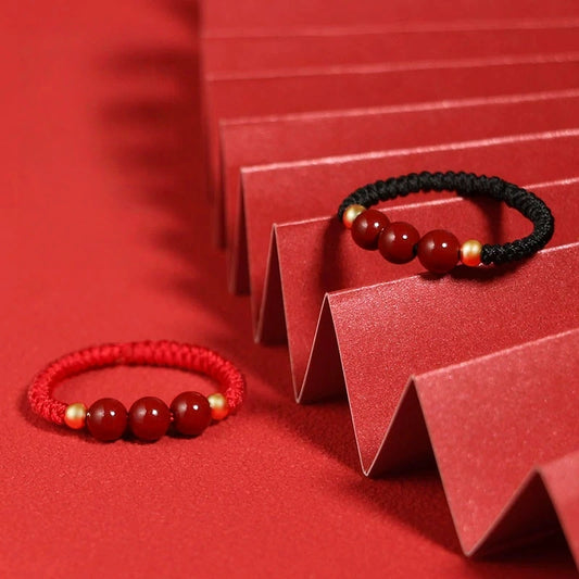 Cinnabar Ring--Wish the Elders Longevity