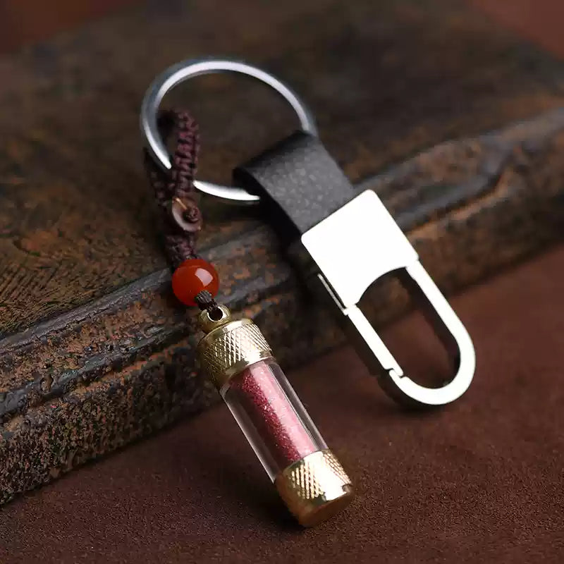 Cinnabar necklace--birth month blessing