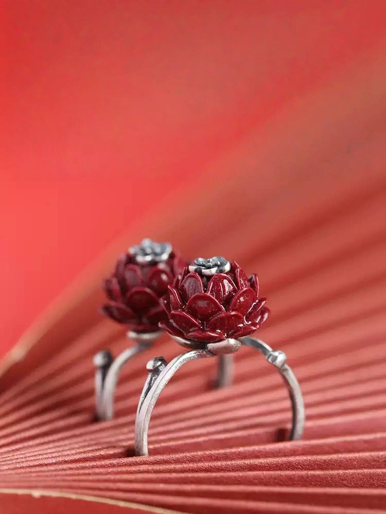 Cinnabar Ring--Wish the Elders Longevity