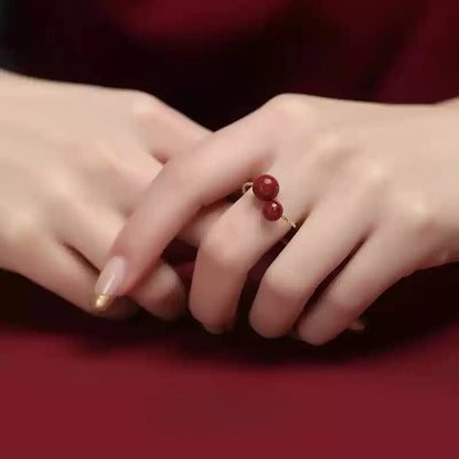 Cinnabar Ring--Bless yourself or your friends with health and longevity