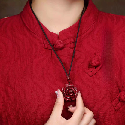 Cinnabar necklace--bless yourself and your friends with health and longevity