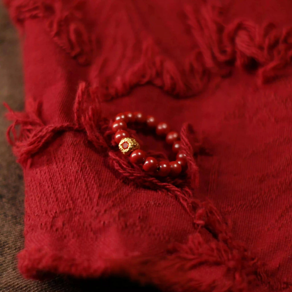 Cinnabar Ring--Bless yourself or your friends with health and longevity