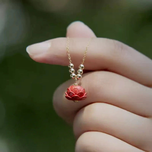 Cinnabar necklace - remove bad luck