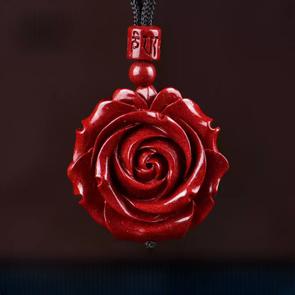 Cinnabar necklace--bless yourself and your friends with health and longevity