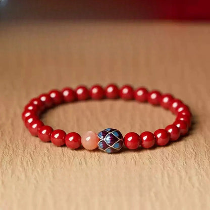 Cinnabar bracelet--wishing elders health and longevity