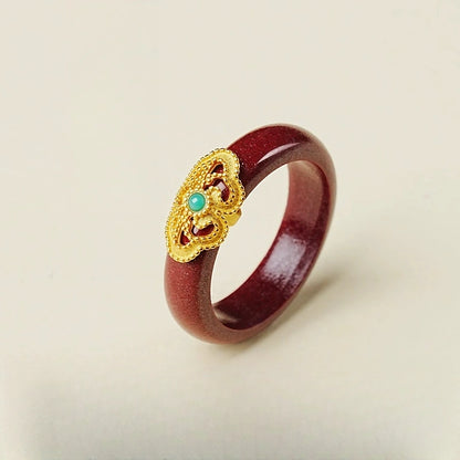 Cinnabar Ring--Birth Month Blessing
